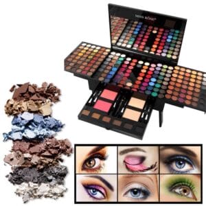 180 Color Eyeshadow Blush Palette - Piano Shaped All-in-One Makeup Kit