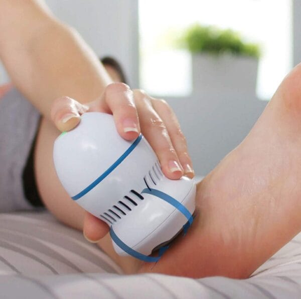 5-in-1 Electric Foot File Callus Remover – USB Rechargeable Vacuum Pedicure Tool - Image 2