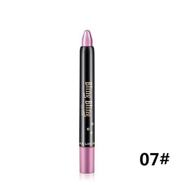 15 Color Waterproof Eyeshadow Stick – Long Lasting, Shimmery Cream Eye Makeup Pencil - Image 9