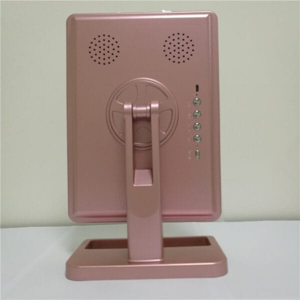 LED Makeup Mirror with Bluetooth Speaker, 20 LED Lights, 10X Magnification - Image 4