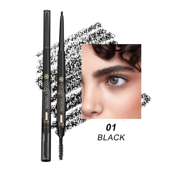 Fog Sense Three In One Eyebrow Pencil Waterproof Smear-proof - Image 5