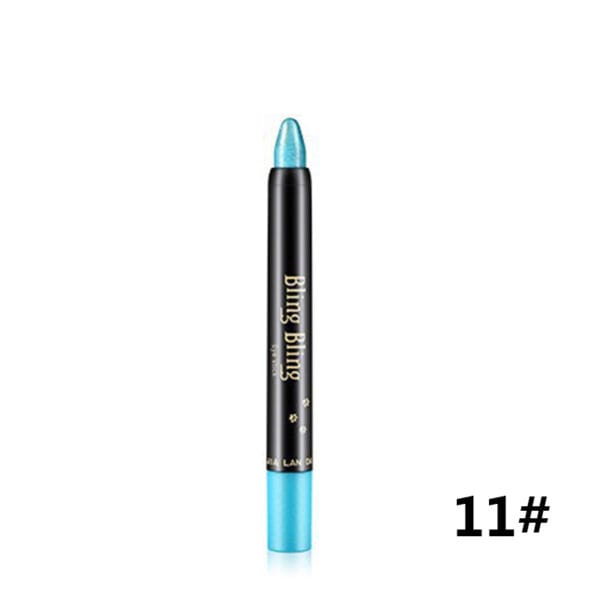 15 Color Waterproof Eyeshadow Stick – Long Lasting, Shimmery Cream Eye Makeup Pencil - Image 4