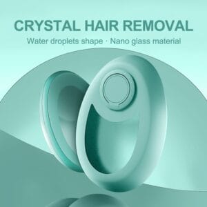 CJEER Crystal Hair Eraser – 1 Reusable Nano Glass Painless Hair Removal Tool & Exfoliator for Women and Men