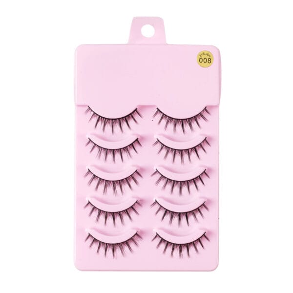 5 Pairs Manga Lashes New Arrival Anime Cosplay Natural Wispy  Korean Makeup Artificial False Eyelashes - Image 9