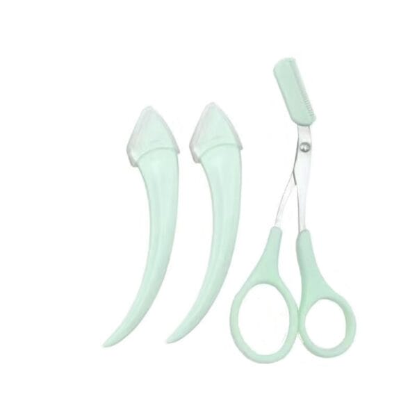 Eyebrow Trimming Knife With Comb Curved Moon Small Beauty Supplies Gadgets - Image 9
