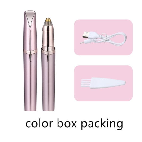 Eyebrow Epilator Maquiagem Profissional Completa Trymer Do Brwi Eye Brow Trimmer For Rasoir Visage Femme Make Up Eye Brow Shaper - Image 6