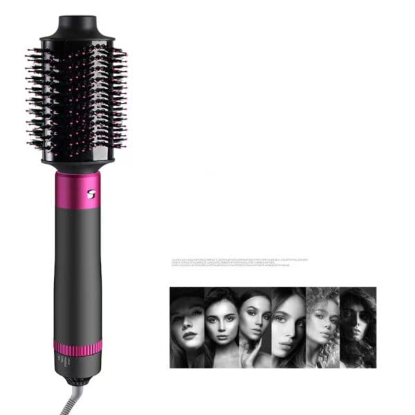 5-in-1 Hair Dryer Brush – Hot Air Styling Tool, Hair Curler & Straightener with Fast Heating and Negative Ion Technology - Image 4