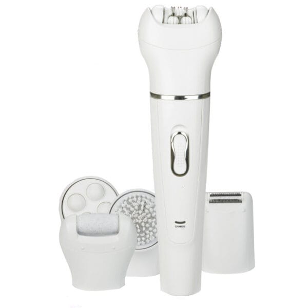 5 in 1 Multi-Functional Portable Face and body Skin Care Electric Massager Scrubber with Facial Latex Brush - Image 3