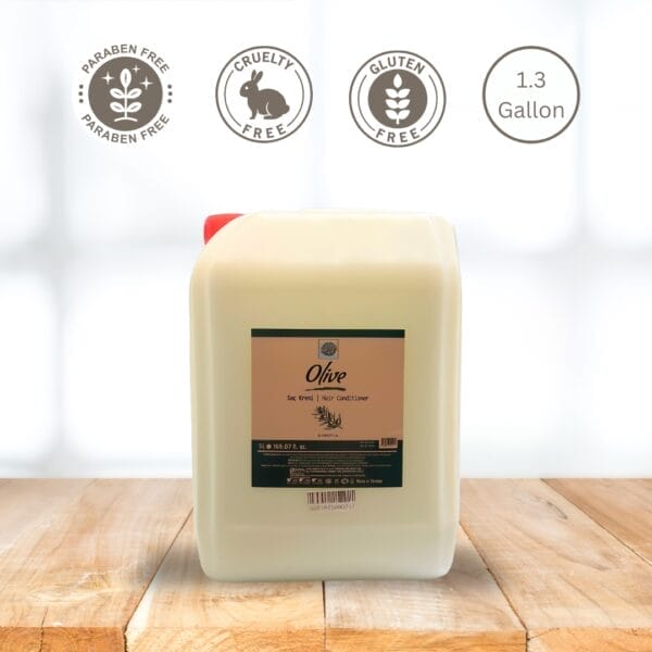 Roomsium Olive Hair Conditioner - 1.3 Gallon - Paraben Free - Gluten Free - Cruelty Free - Bulk Refill For Hotels Spas & Salons - Image 4