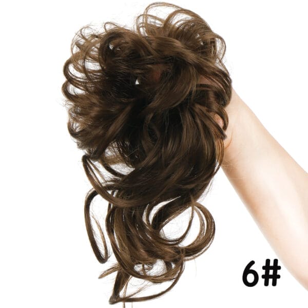 Bud Ball Head Fluffy Natural Long Beard Lazy Wig - Image 6