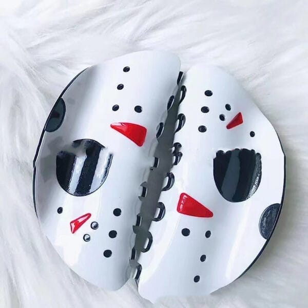 Halloween Decorative Grimace Barrettes White - Image 4