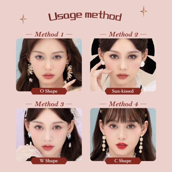 Flower Knows Strawberry Rococo Series Embossed Blush Velvet Matte Lip Glaze - Image 5