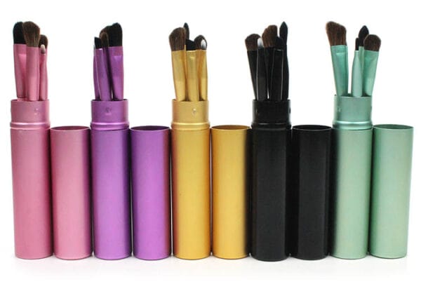5pcs Travel Portable Mini Eye Makeup Brushes - Image 7