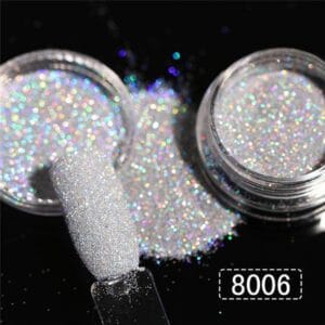 Holographic Nail Glitter Powder – Iridescent Nail Art for Stunning Looks