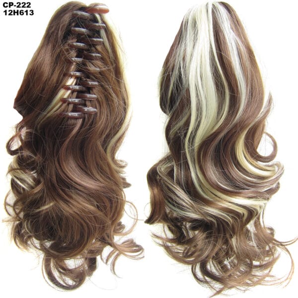 Long Wave Ponytail Wrap Around Ponytail Clip In Hair Headwear Gray Hairpiece Natural Extensions - Image 5
