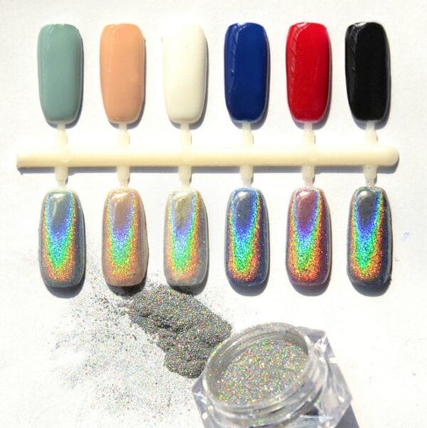 Nail Rainbow Powder Laser Mirror Powder - Image 3