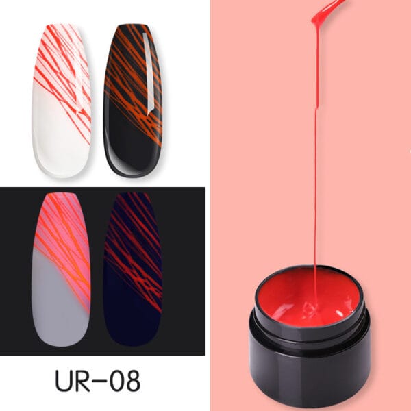 Manicure Luminous Nail Art Spider Nail Gel UV Nail Polish - Image 3