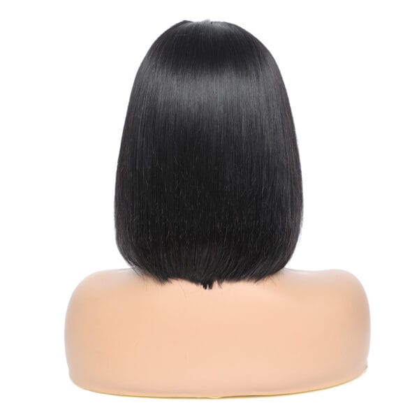 Headband Wig Human Hair Straight Bob Wigs - Image 3