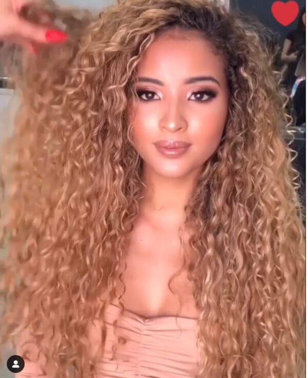 African curly hair curlers with long curly hair - Image 2
