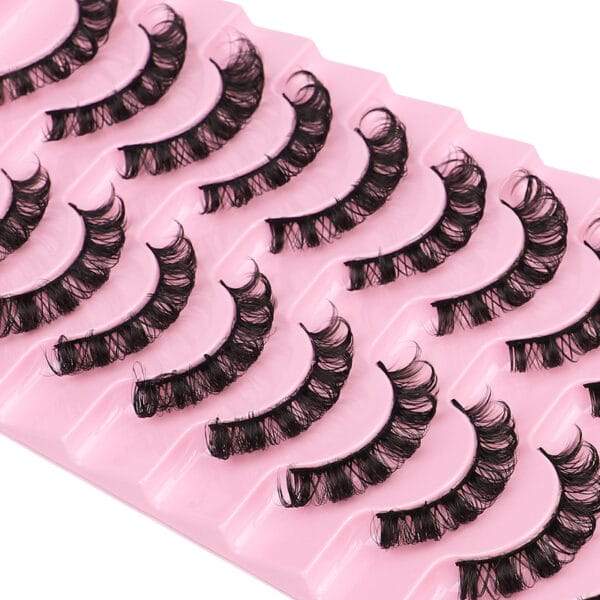 False Eyelashes, DD Curve, Thick, Eyelash, Ten Pairs - Image 7