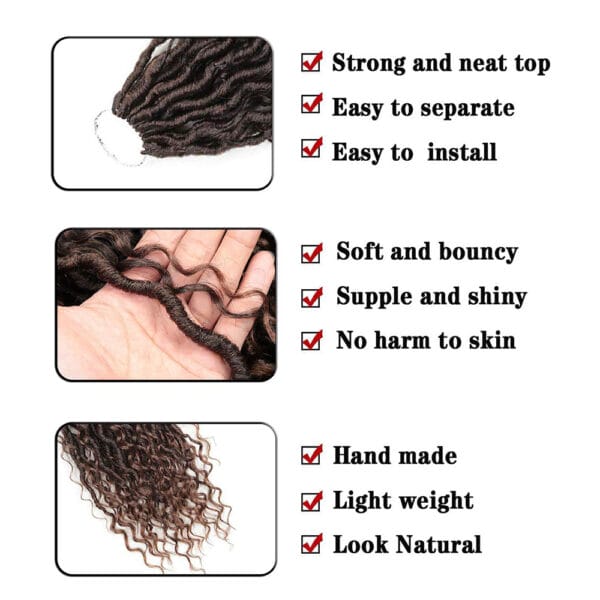 Feizifeizi Crochet Hair – 6 Stunning Braids Styles with High-Temperature Fiber - Image 2