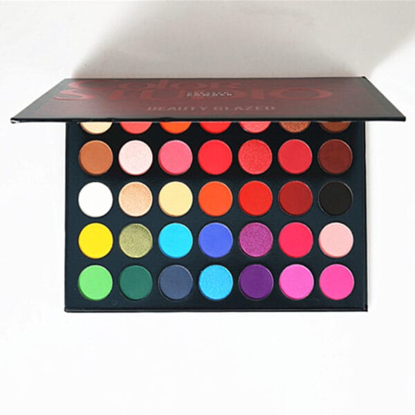 Beauty Glazed  35 Color Studio High Gloss Matte Eye Shadow - Image 3