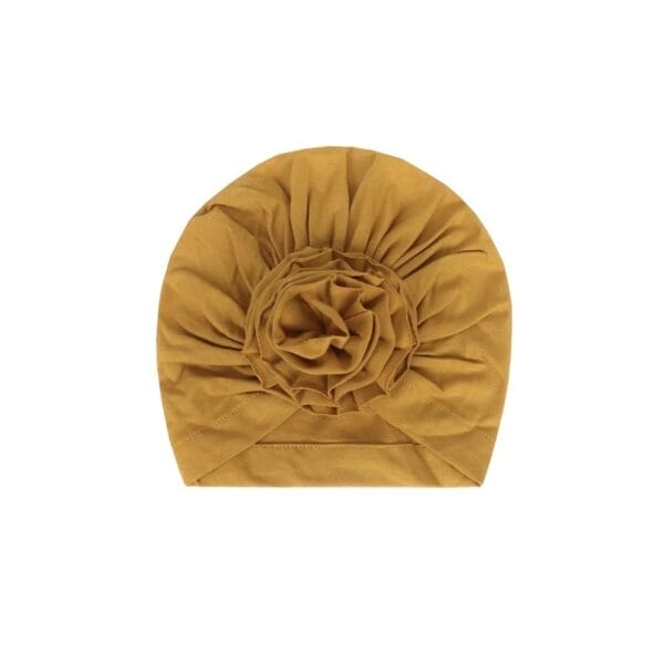 NEW Bloom Flower Baby Headband Knot Toddler Headwrap Elastic Infant Turban Bullet Fabric Infant Beanie Cap Hair Accessories - Image 2