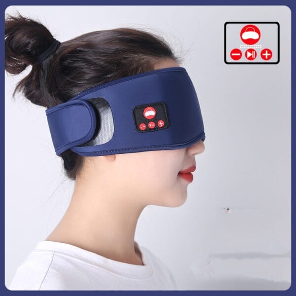 Help Sleep, Shade Eyes, Relieve Fatigue, Smart Music 5.0 Wireless Meditation Eye Mask - Image 3