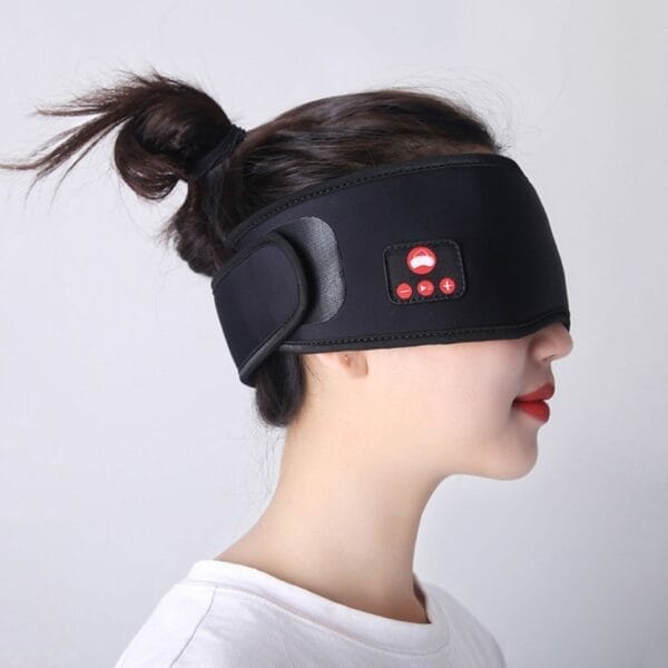 Help Sleep, Shade Eyes, Relieve Fatigue, Smart Music 5.0 Wireless Meditation Eye Mask - Image 2
