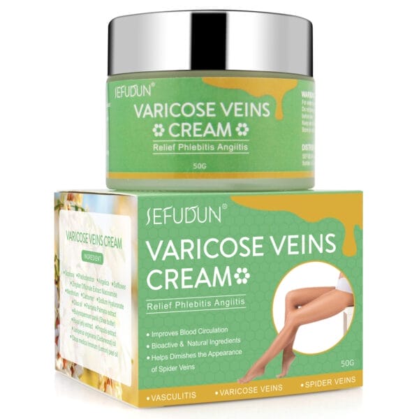 Vein Cream Red Blood Streaks Repair Earthworm Leg Bruises Bulge Relief Pain Safflower Skin care lotion Varicose Cream - Image 2