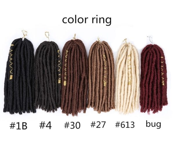 Soft Dread Locs Twist Hair Faux Locs Crochet Braids - Image 5