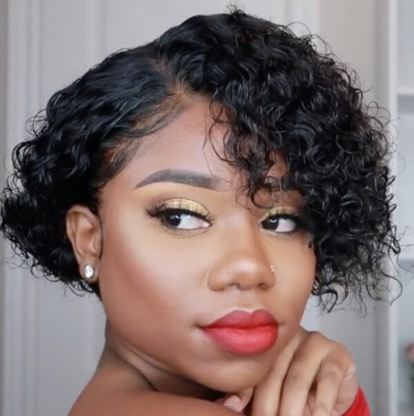 European And American Wigs Women's Short Curly Hair Wigs - Image 5