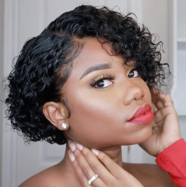 European And American Wigs Women's Short Curly Hair Wigs - Image 2