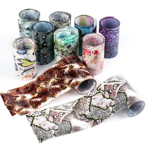 Nail Art Sticker Snake Skin Animal Grain Nail Star Paper Transfer Paper Laser Paper - Image 3