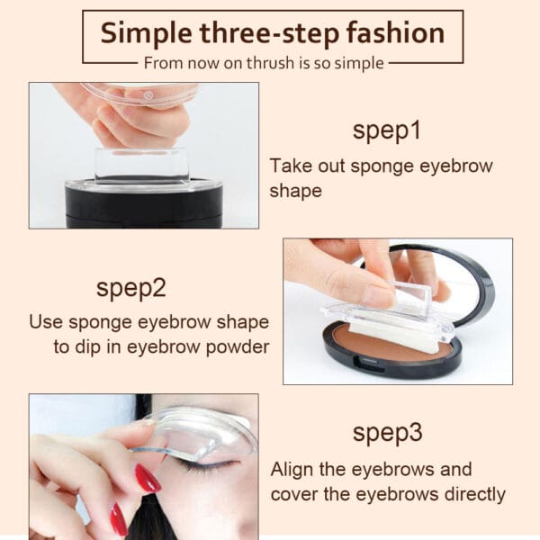 Eyebrow Powder Seal Eyebrow Artifact Lazy Seal Eyebrow Powder - Image 2