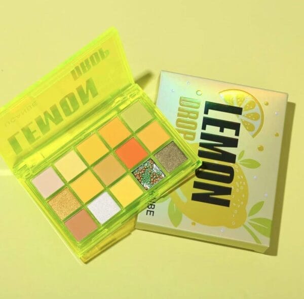 Makeup Sweet Party Eyeshadow Pallete Neon Palette 15 Shimmer Glitter Matte Shades Matellic Nude Blendable Pigment - Image 2