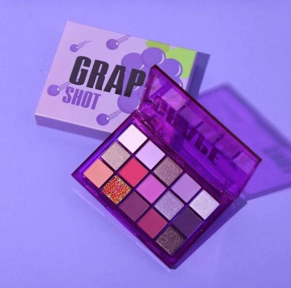 Makeup Sweet Party Eyeshadow Pallete Neon Palette 15 Shimmer Glitter Matte Shades Matellic Nude Blendable Pigment - Image 7
