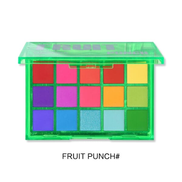 Makeup Sweet Party Eyeshadow Pallete Neon Palette 15 Shimmer Glitter Matte Shades Matellic Nude Blendable Pigment - Image 9