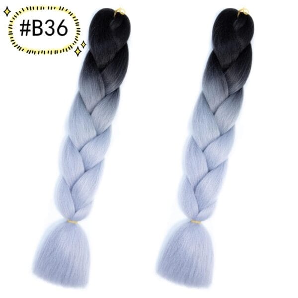 100G Gradient Twisted Bodice Color High Temperature Silk Chemical Fiber Braid - Image 5