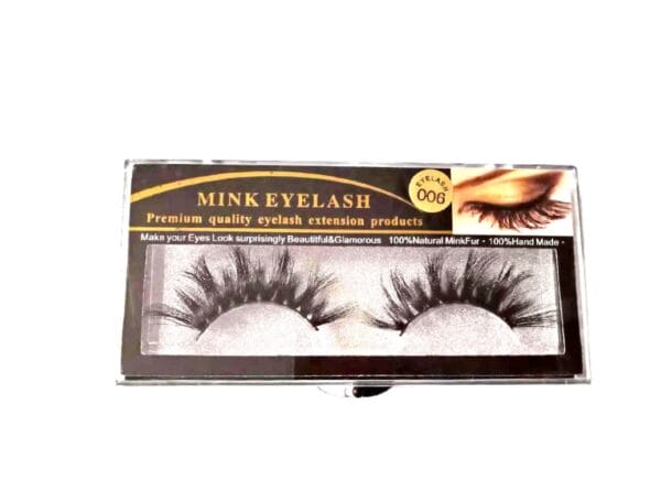 3D mink hair false eyelashes natural thick European and American wholesale handmade eyelashes - Image 2