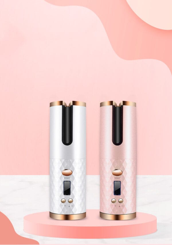 Top 1 Rechargeable Automatic Hair Curler for Women – Cordless Ceramic Curling Iron with LCD Display & Anti-Tangle Rotating Function - Image 7