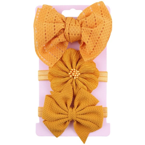 Baby Head Flower Child Bow Headdress - Image 4