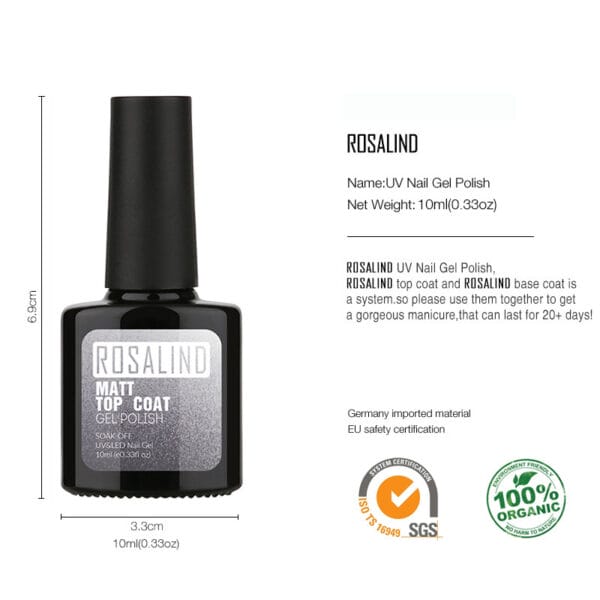 Nail Nail Polish Gel Soaks Dull Surface Permanently - Image 7