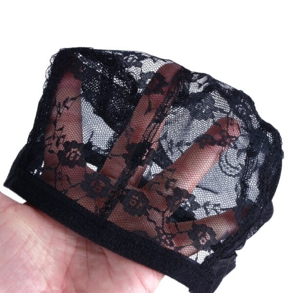 Wig flower high elastic mesh cap - Image 4