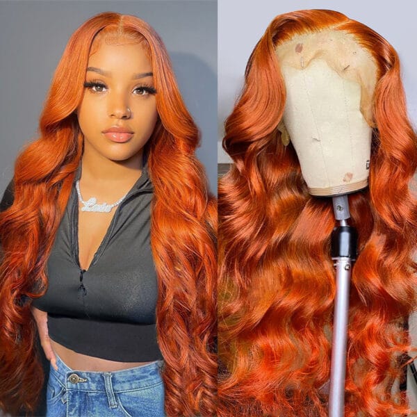 Front Lace Wig Human Hair Wig - Image 3