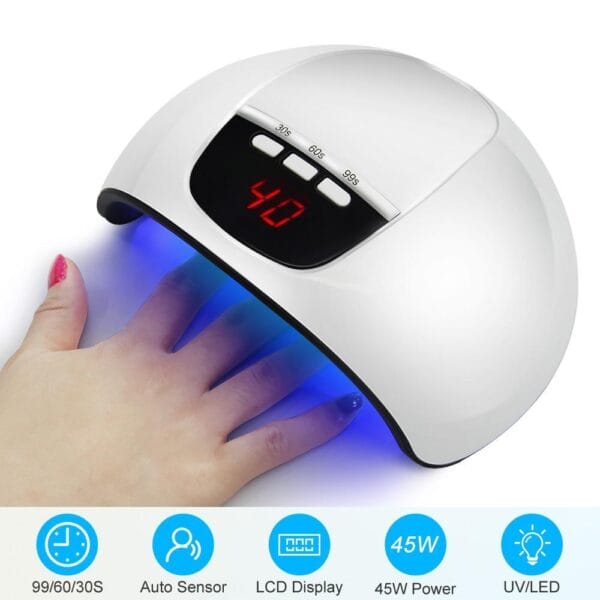Nail Dryer Nail Lamp Smart Sensor 54W - Image 8