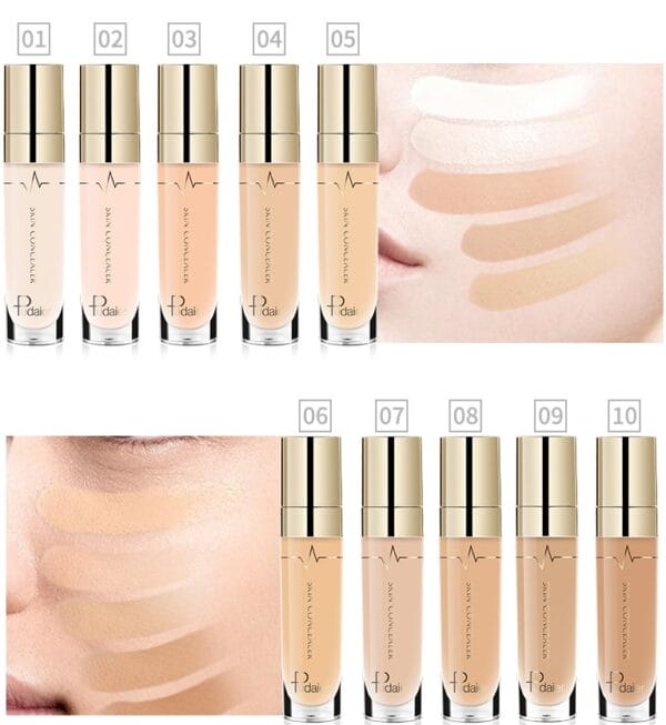 Pudaier foundation Professional Moisturizer Face Base MakeUp Long Lasting Convenient Concealer Makeup Cosmetic Concealer - Image 10