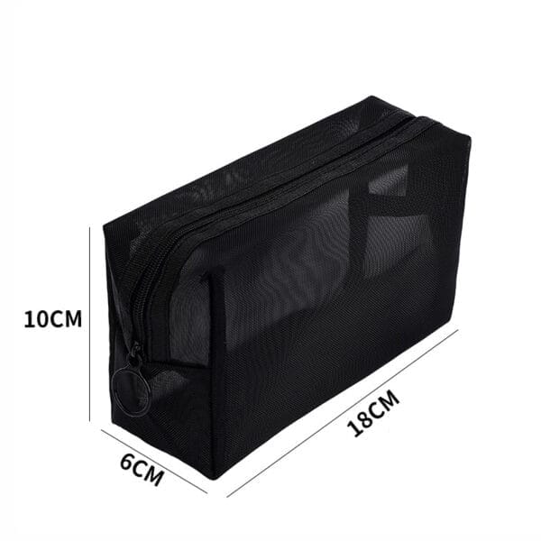 Mesh Cosmetic Bag Storage High-grade Transparent - Image 6