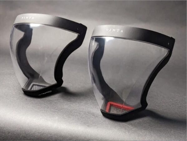 Full face mask transparent sports mask with edging - Image 2