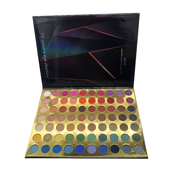 70 Color Eyeshadow Multicolor Eyeshadow Palette Matte Pearlescent Color - Image 6
